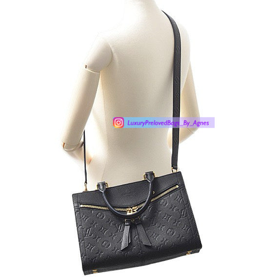 Louis Vuitton Empreinte Sully Pm Black Tote