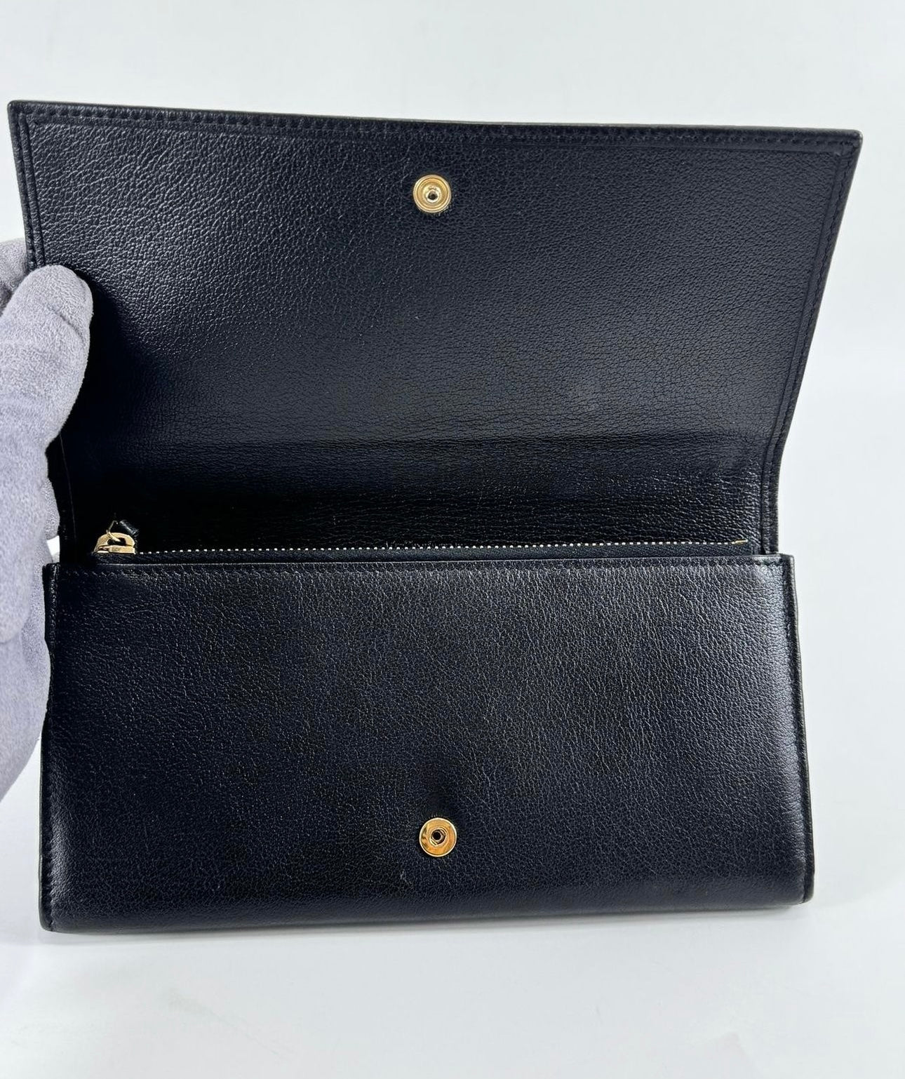 Ysl Chevre Belle De Jour Flap Wallet