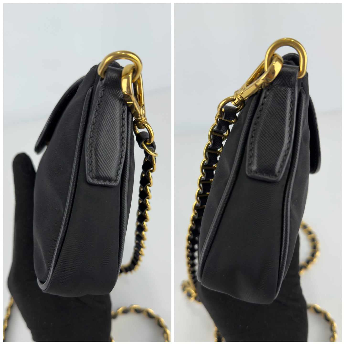 Prada Tessuto Saffiano Bandoliera