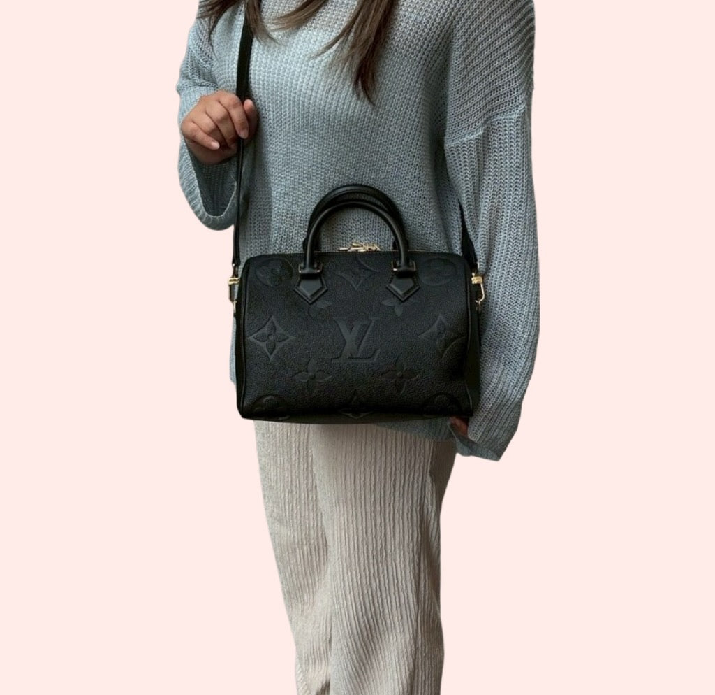 Louis Vuitton Speedy Bandoulière 25 Monogram Empreinte