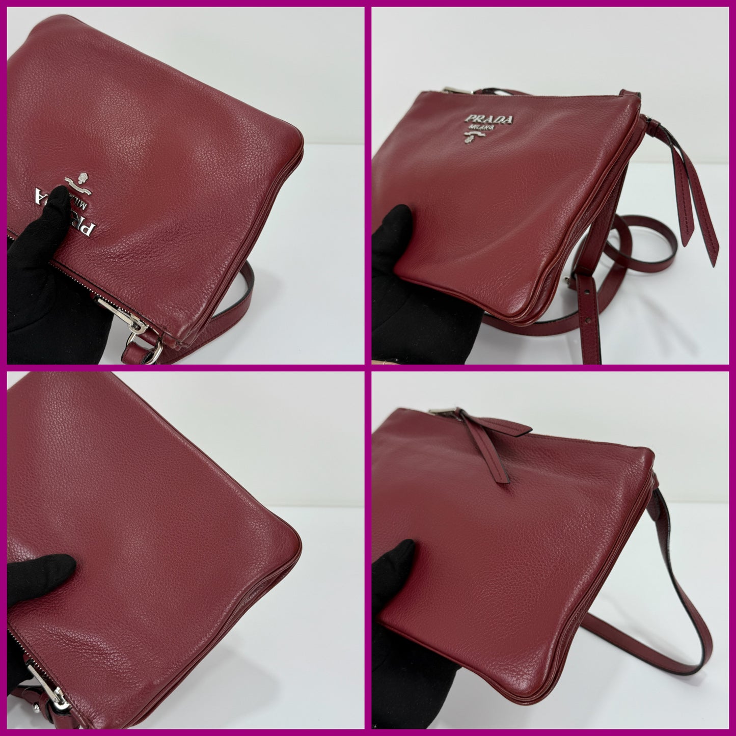 Prada Vitello Crossbody