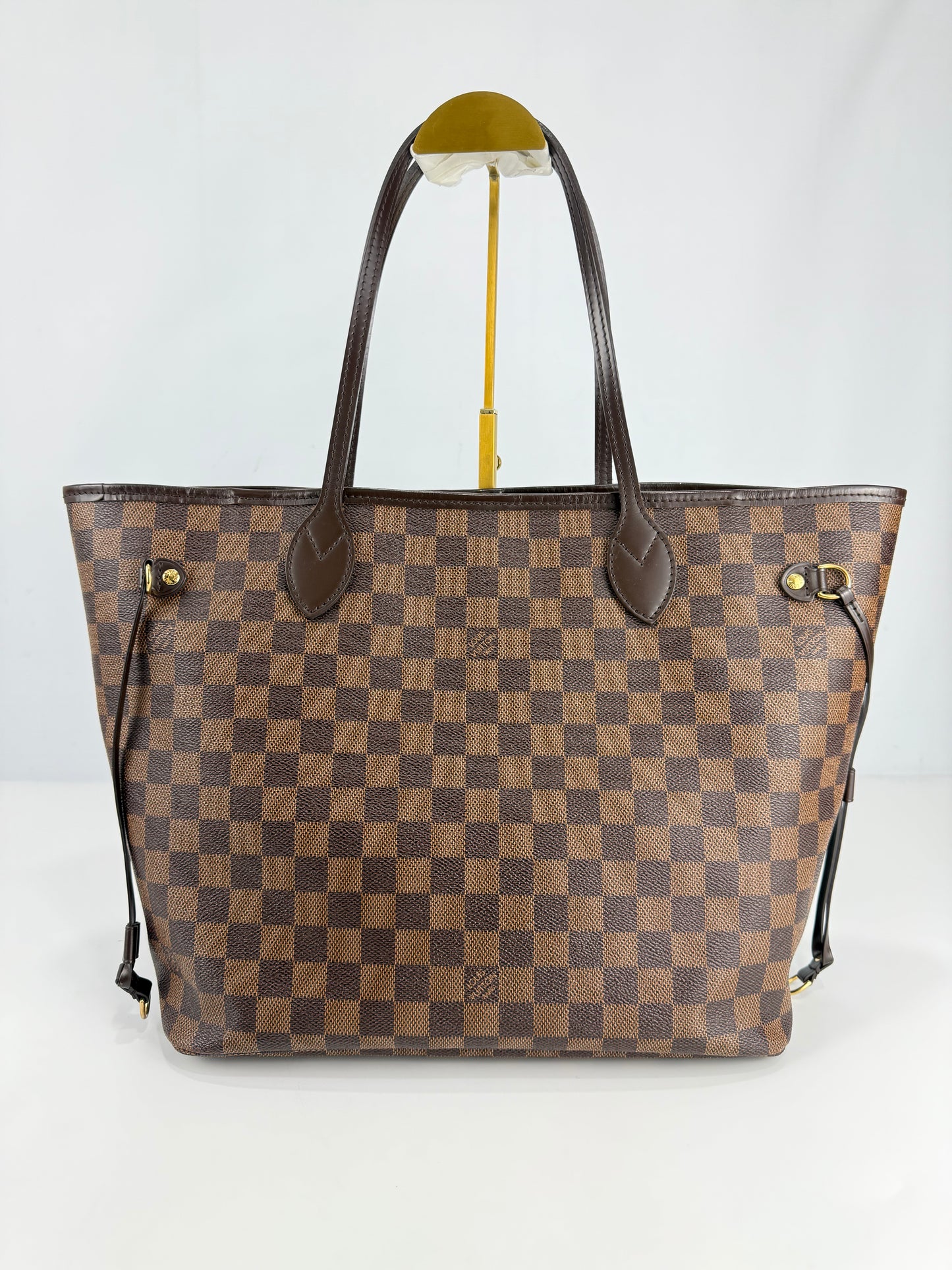 Louis Vuitton Neverful MM Damier Ebene With Pouch