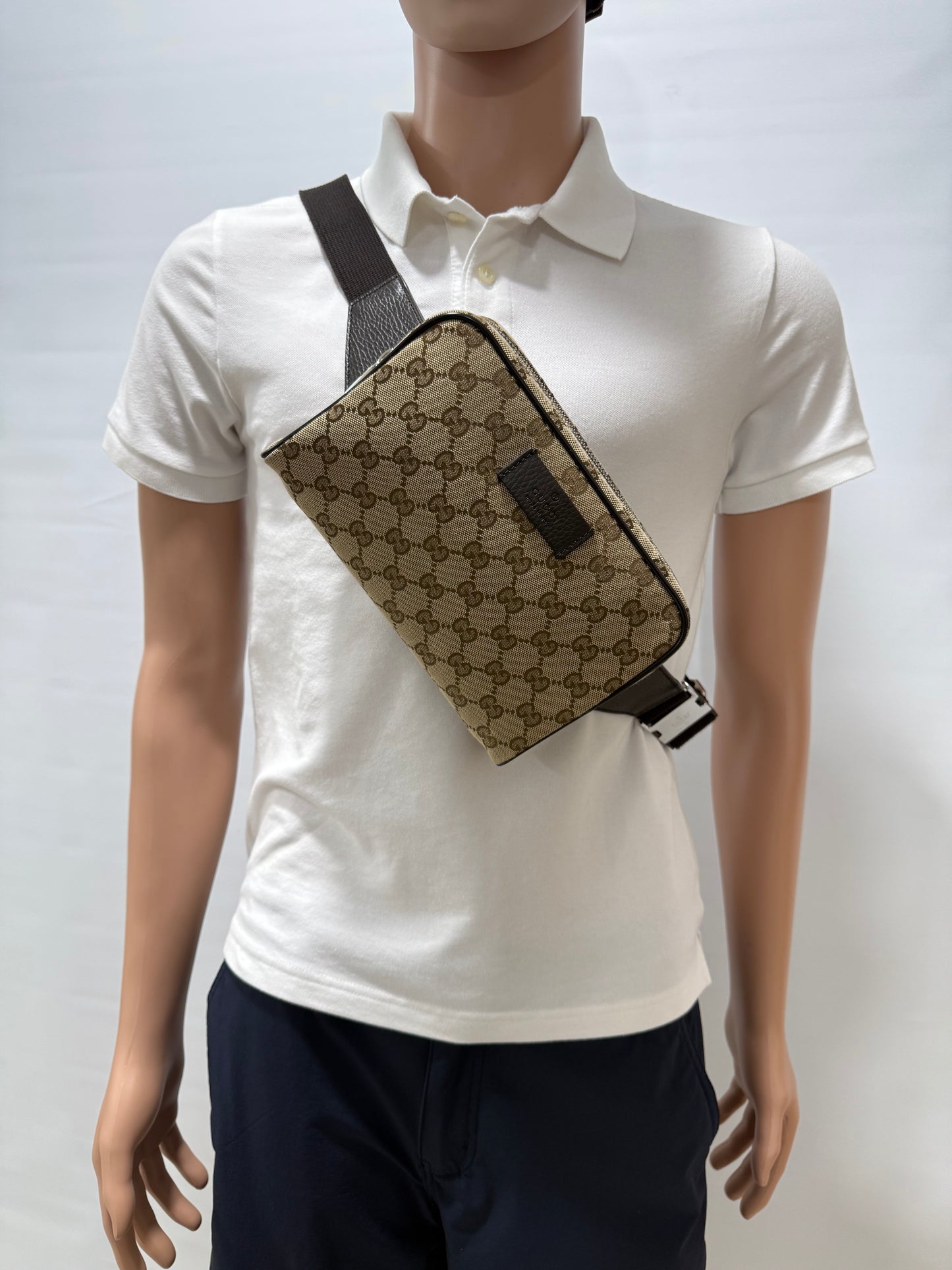 Gucci GG Belt Bag Supreme Brown