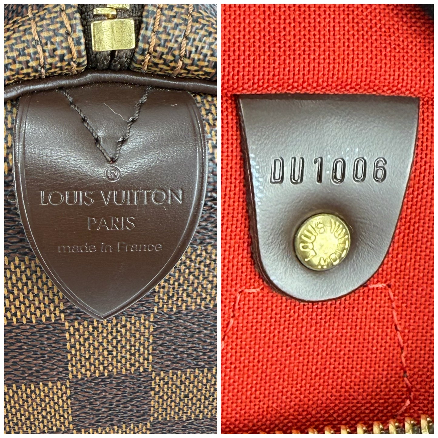 Louis Vuitton Speedy 30 Damier Ebene
