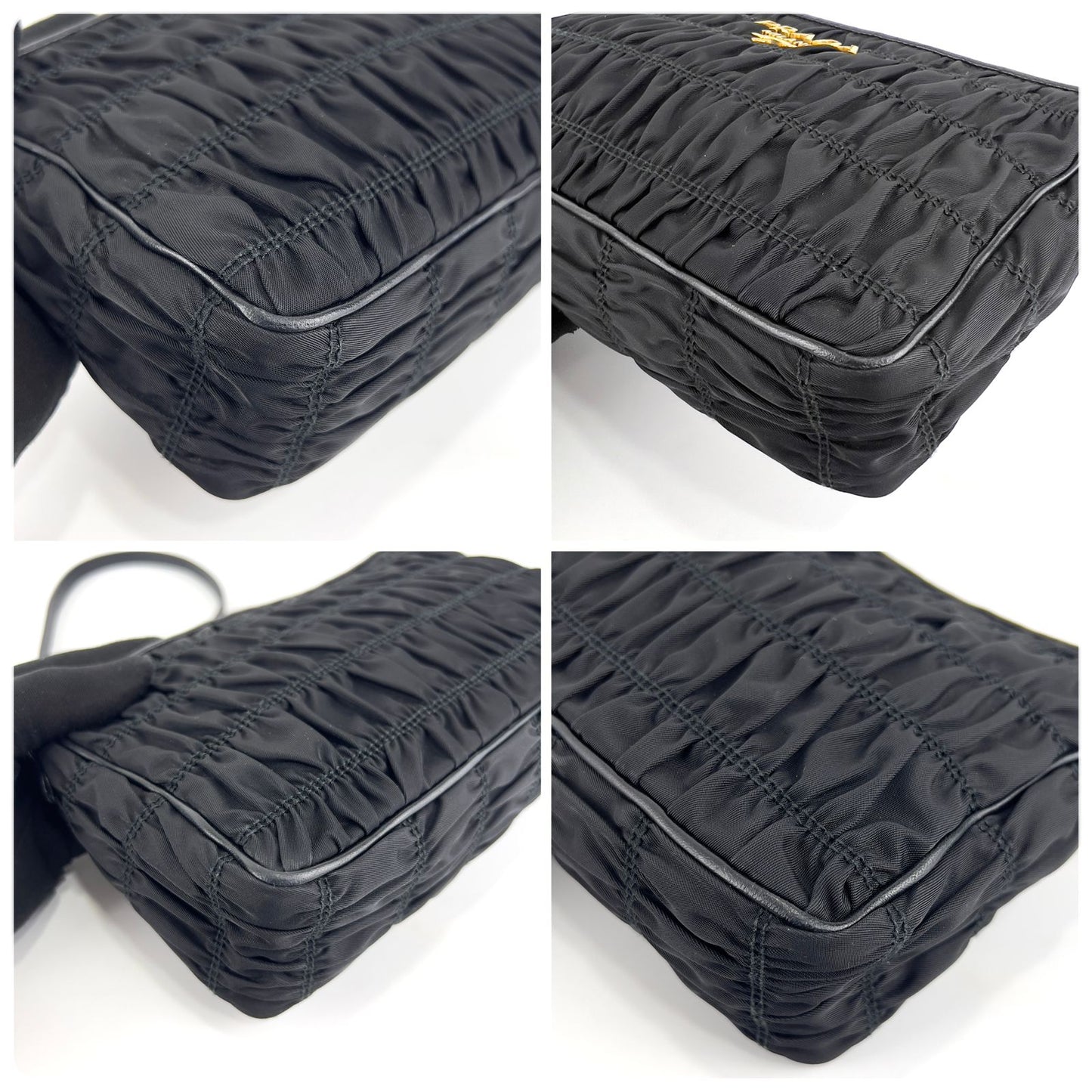Prada gaufre crossbody bag