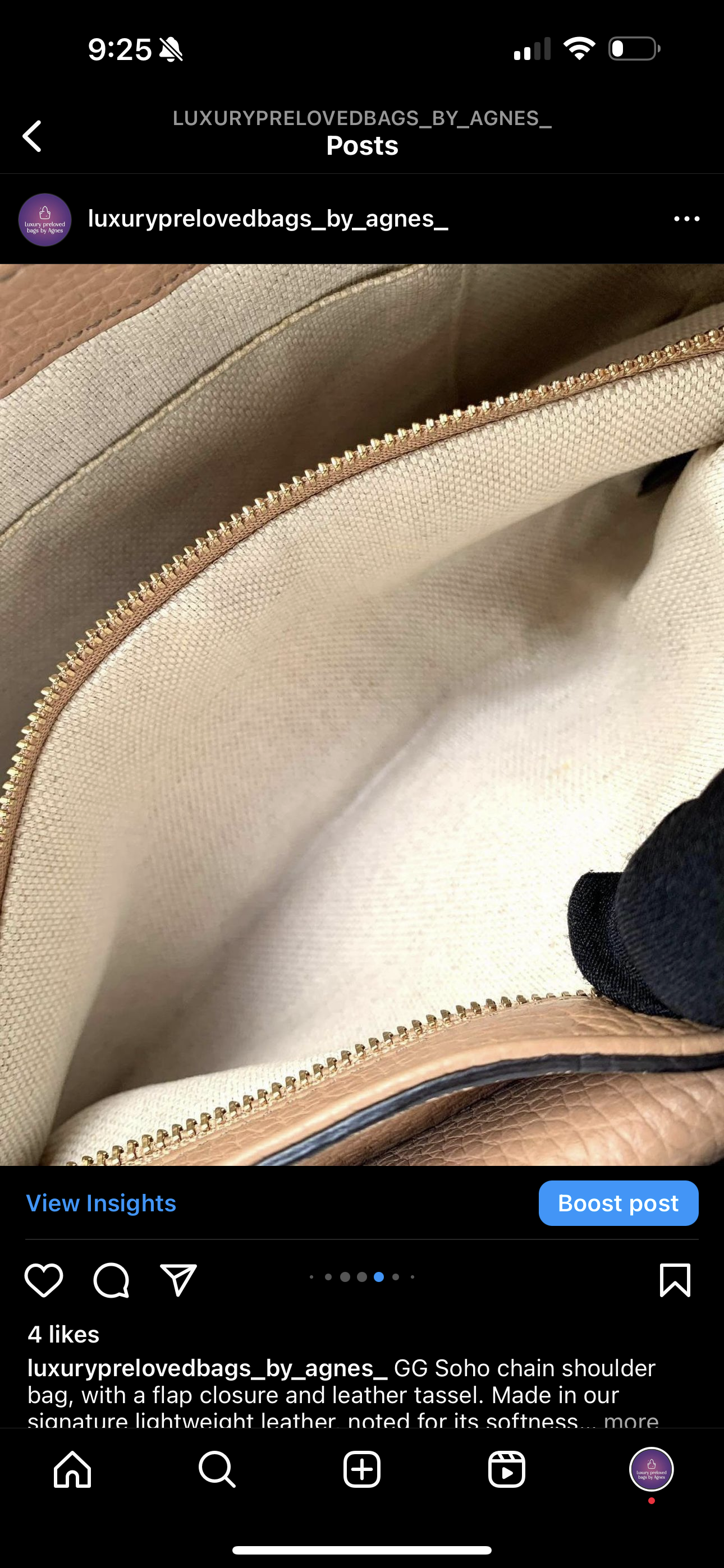 Gucci soho flap