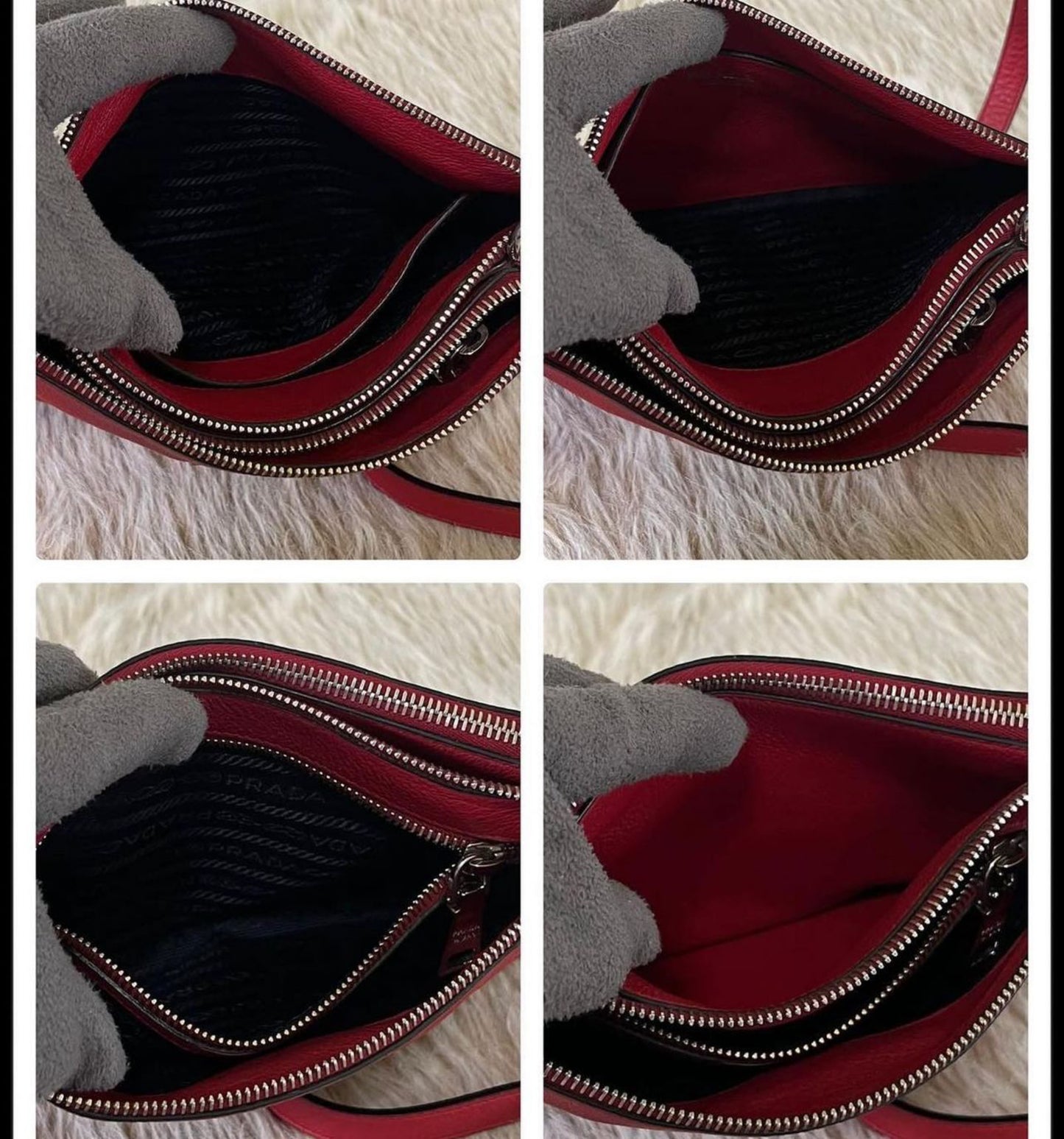 Prada Double Zip crossbody bag