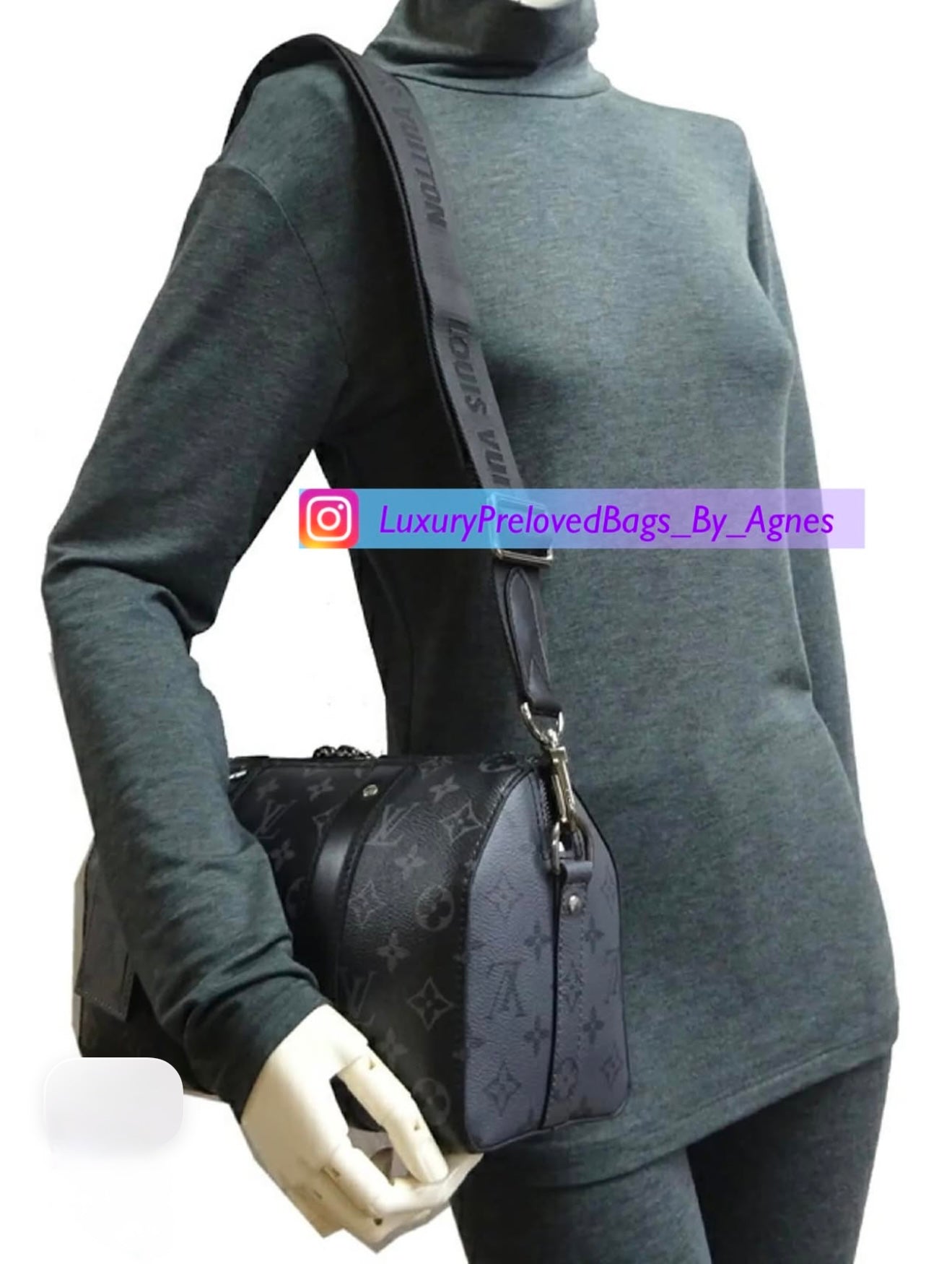 Louis Vuitton City Keepall Monogram Eclipse