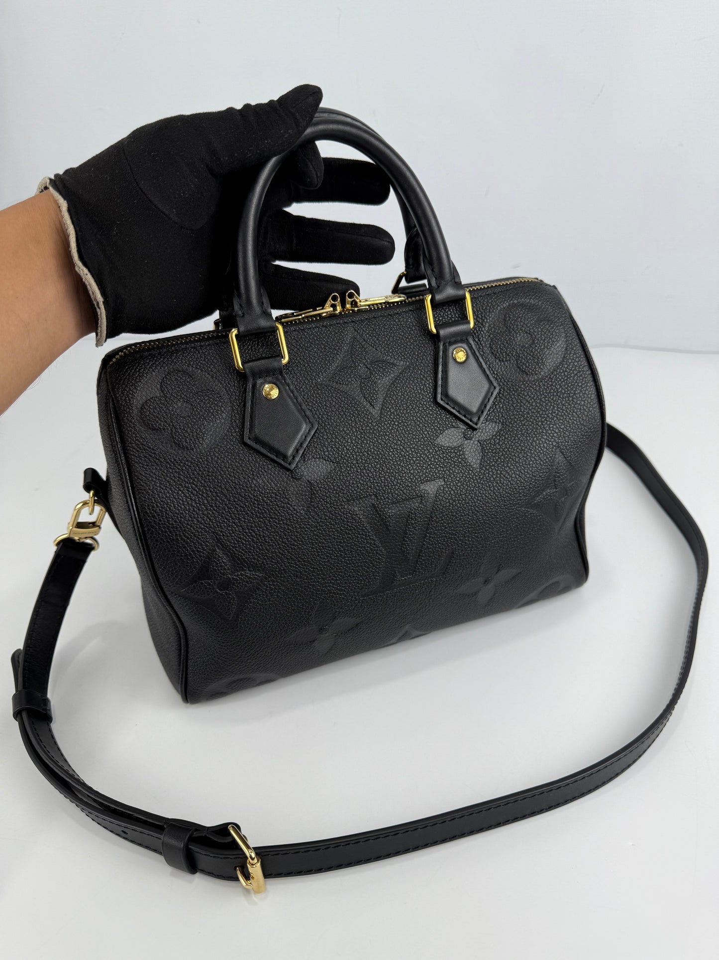 Louis Vuitton Speedy Bandoulière 25 Monogram Empreinte