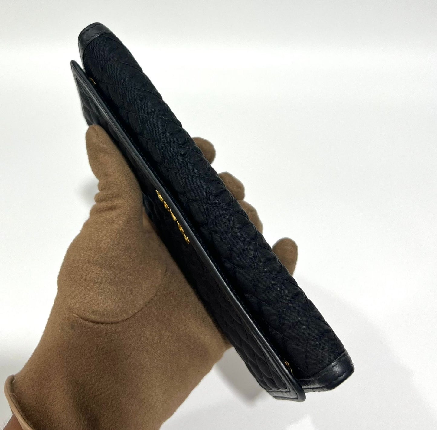 Prada Quilted Nylon Long Wallet