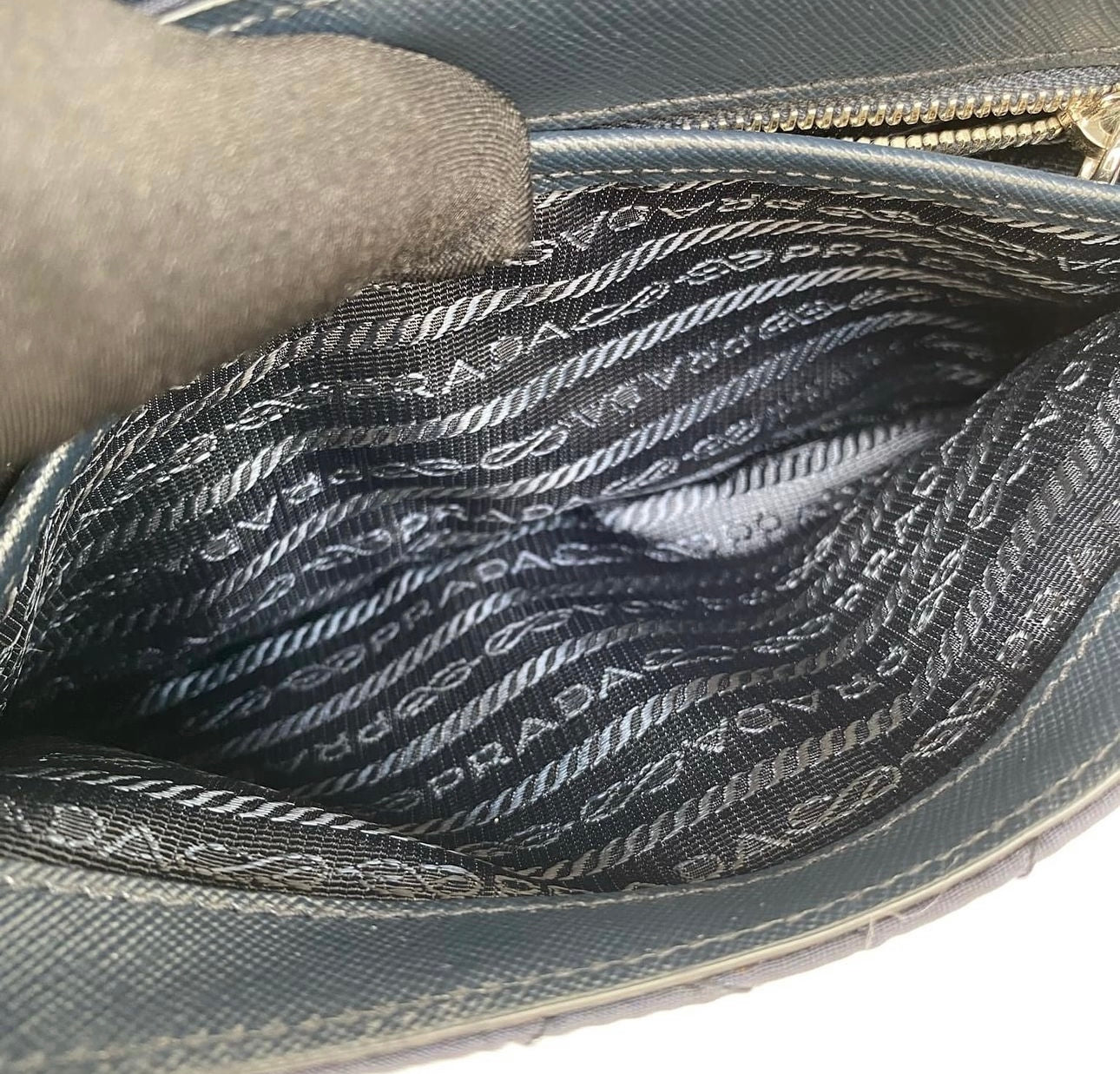 Prada Shoulder Bag Quilted Pochette