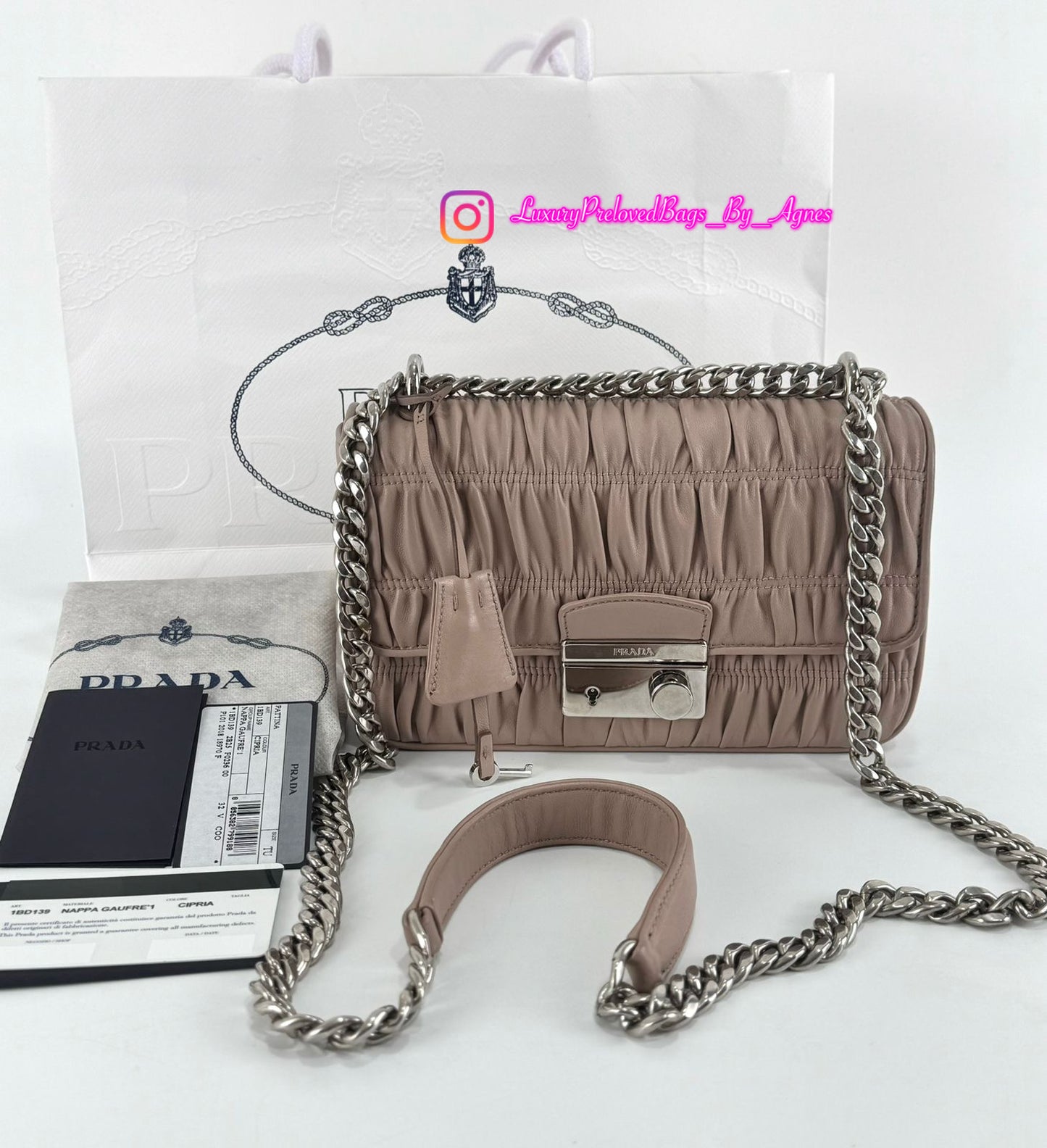 Prada Nappa Gaufre Flap