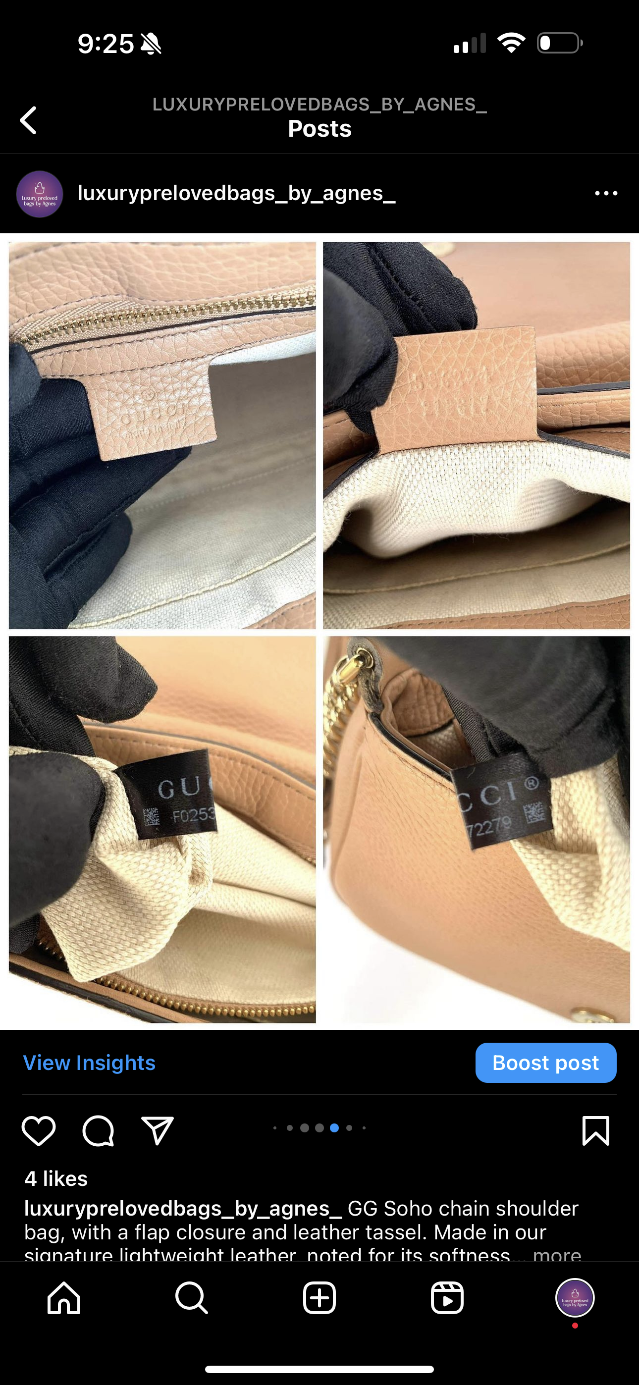 Gucci soho flap