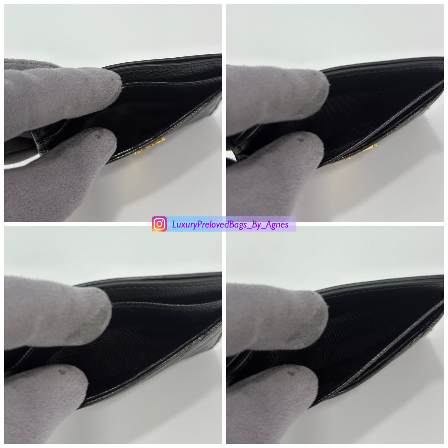 Ysl Monogram Quilted Leather Card Holder