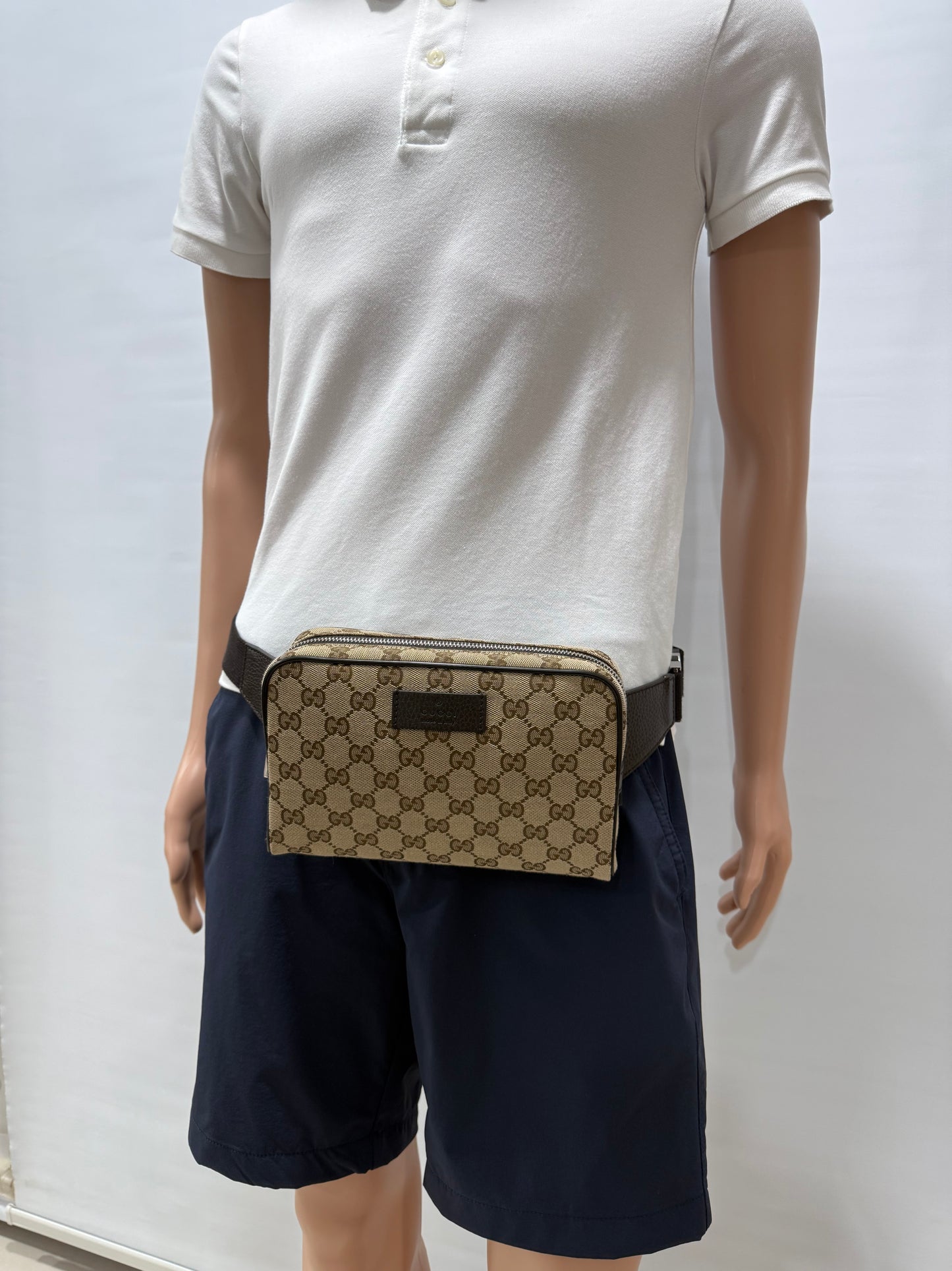 Gucci GG Belt Bag Supreme Brown