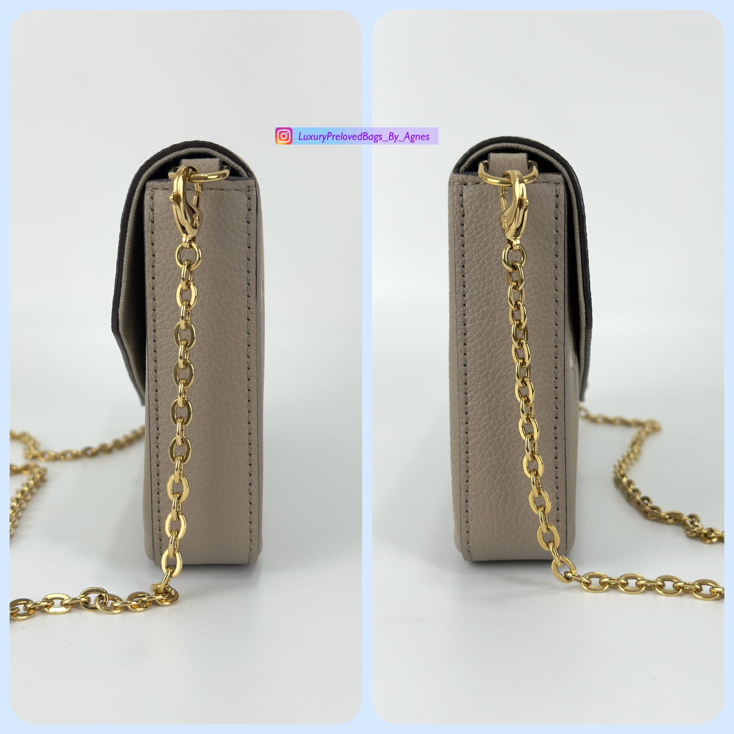 Louis Vuitton Felicie Pochette Monogram Empreinte Leather