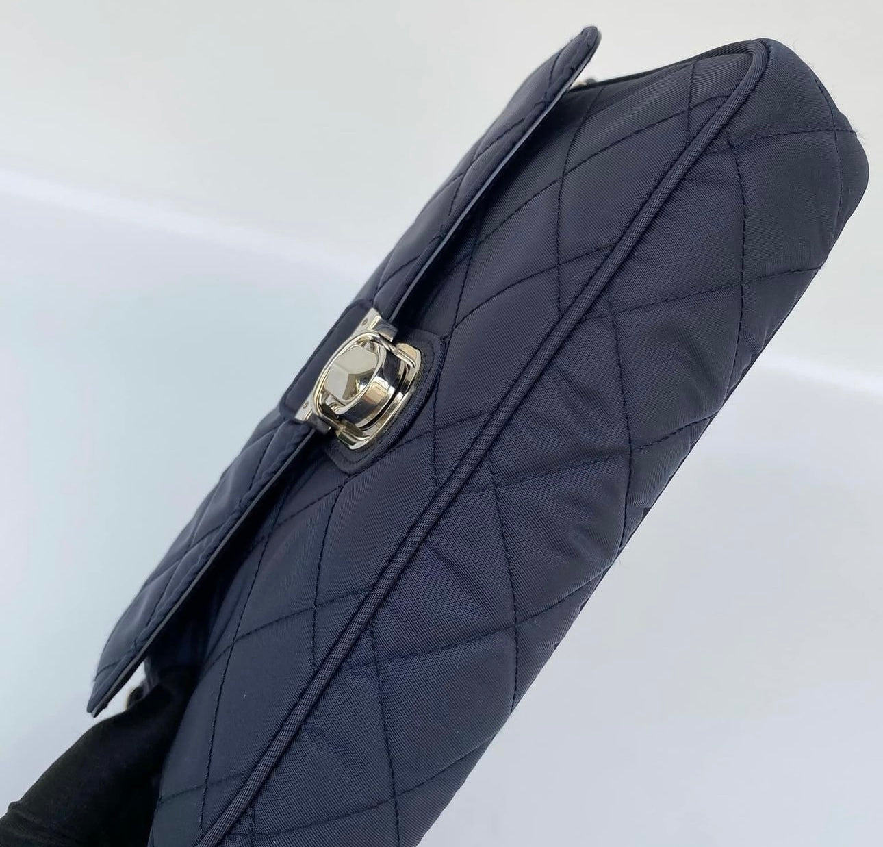 Prada Shoulder Bag Quilted Pochette