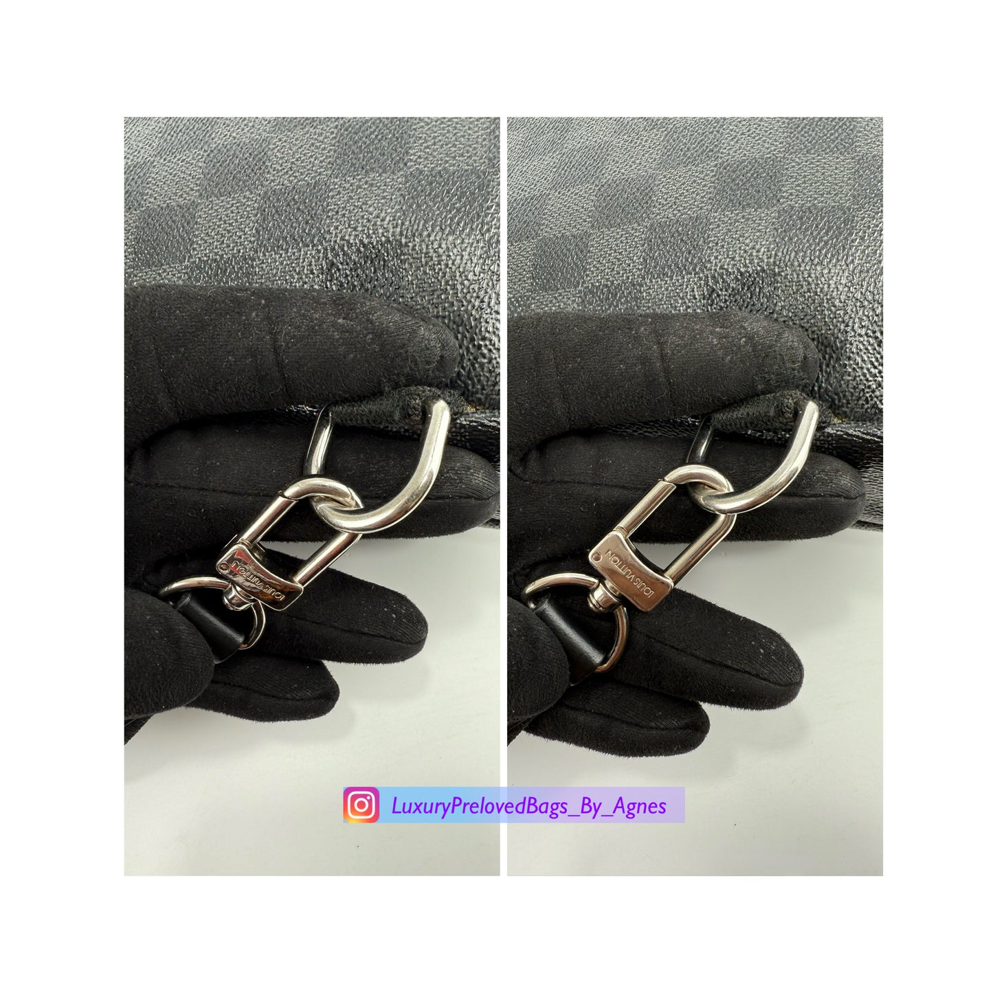 Louis Vuitton Avenue Sling Bag Damier Graphite Canvas
