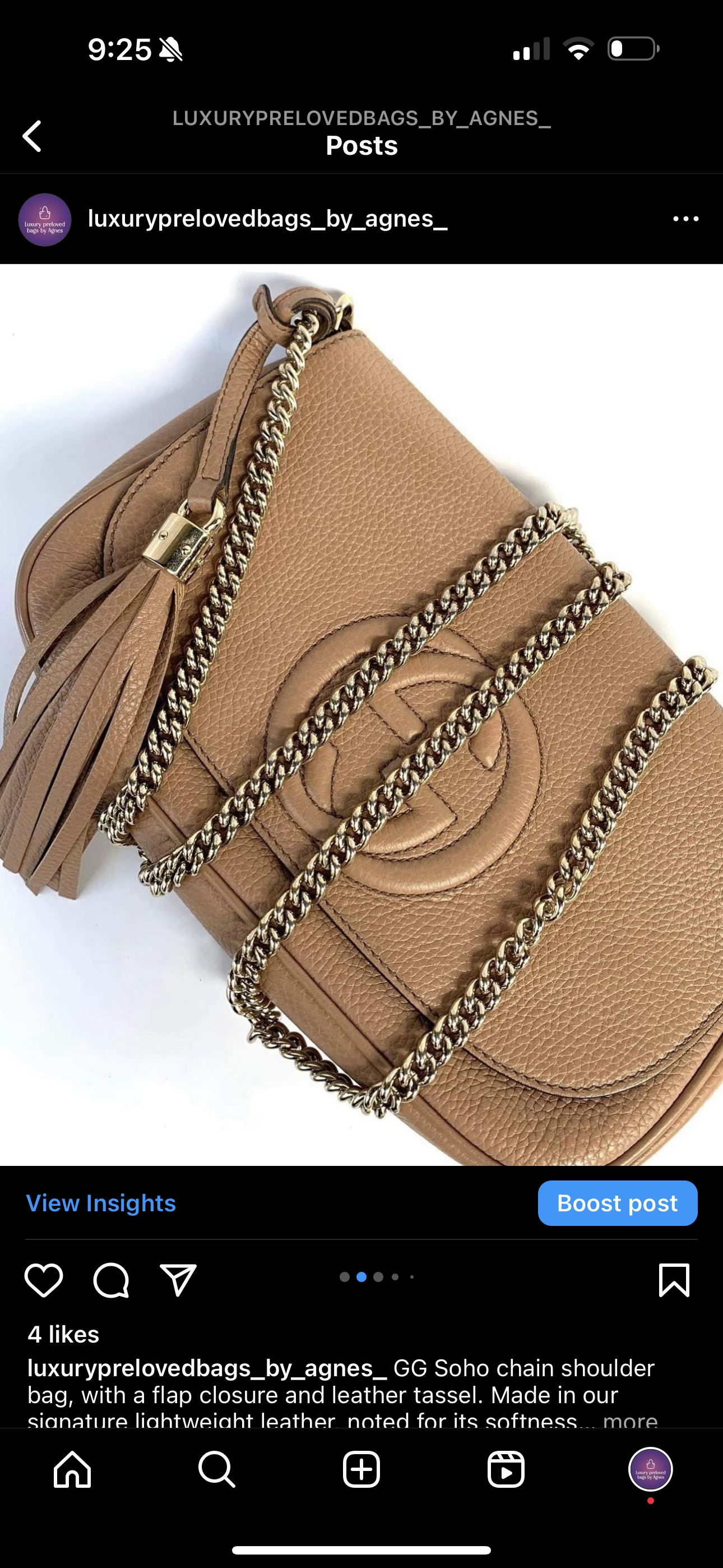 Gucci soho flap