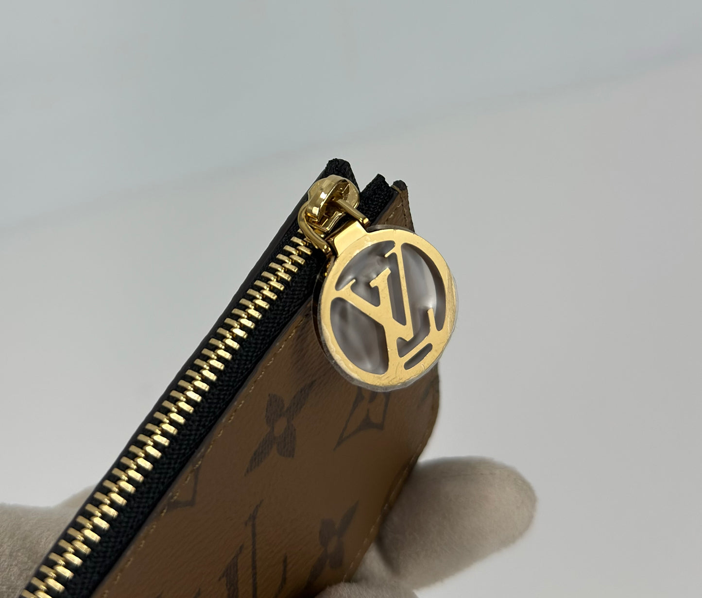 Louis Vuitton Reverse Monogram Zipped Romy Card Holder