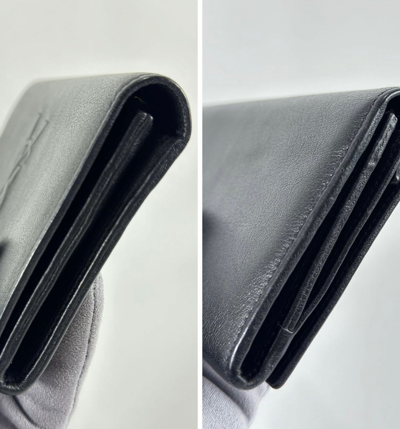 Ysl Chevre Belle De Jour Flap Wallet