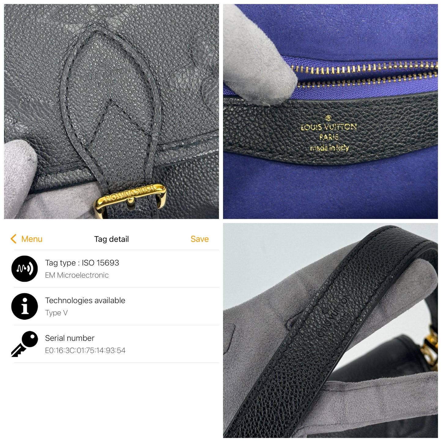 Louis Vuitton Diane Monogram Empreinte Leather