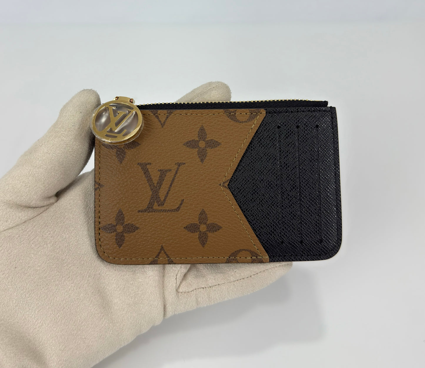 Louis Vuitton Reverse Monogram Zipped Romy Card Holder