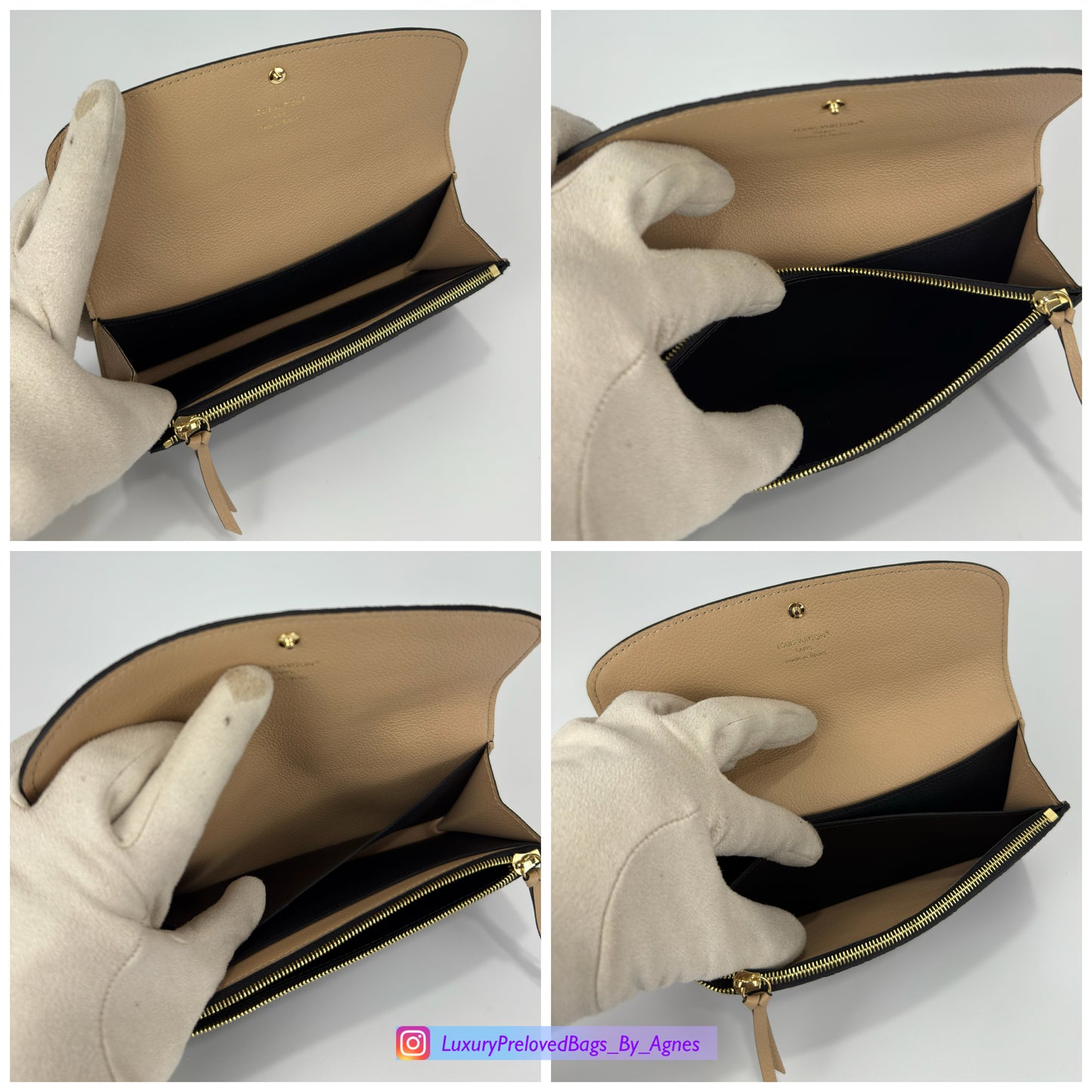 Louis Vuitton Emilie Wallet In Monogram Empreinte Leather