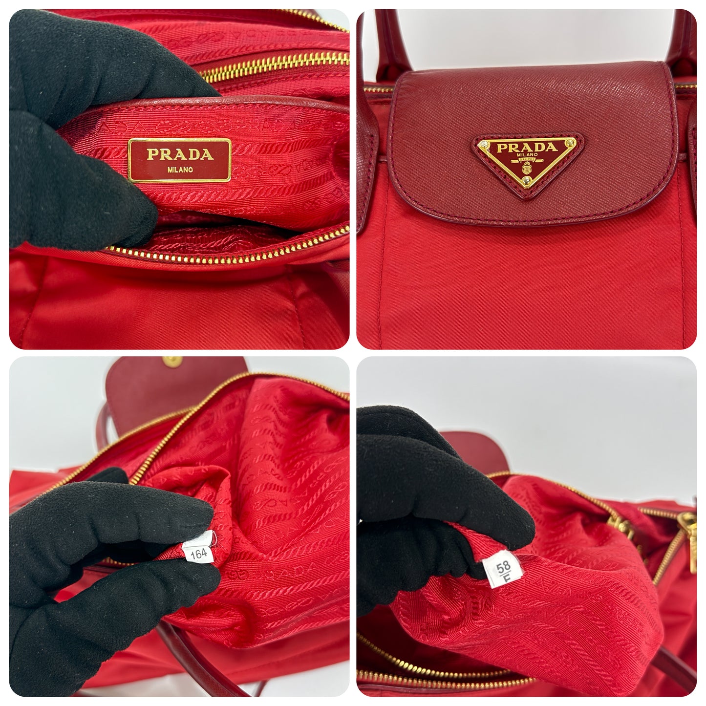 Prada tessuto saffiano