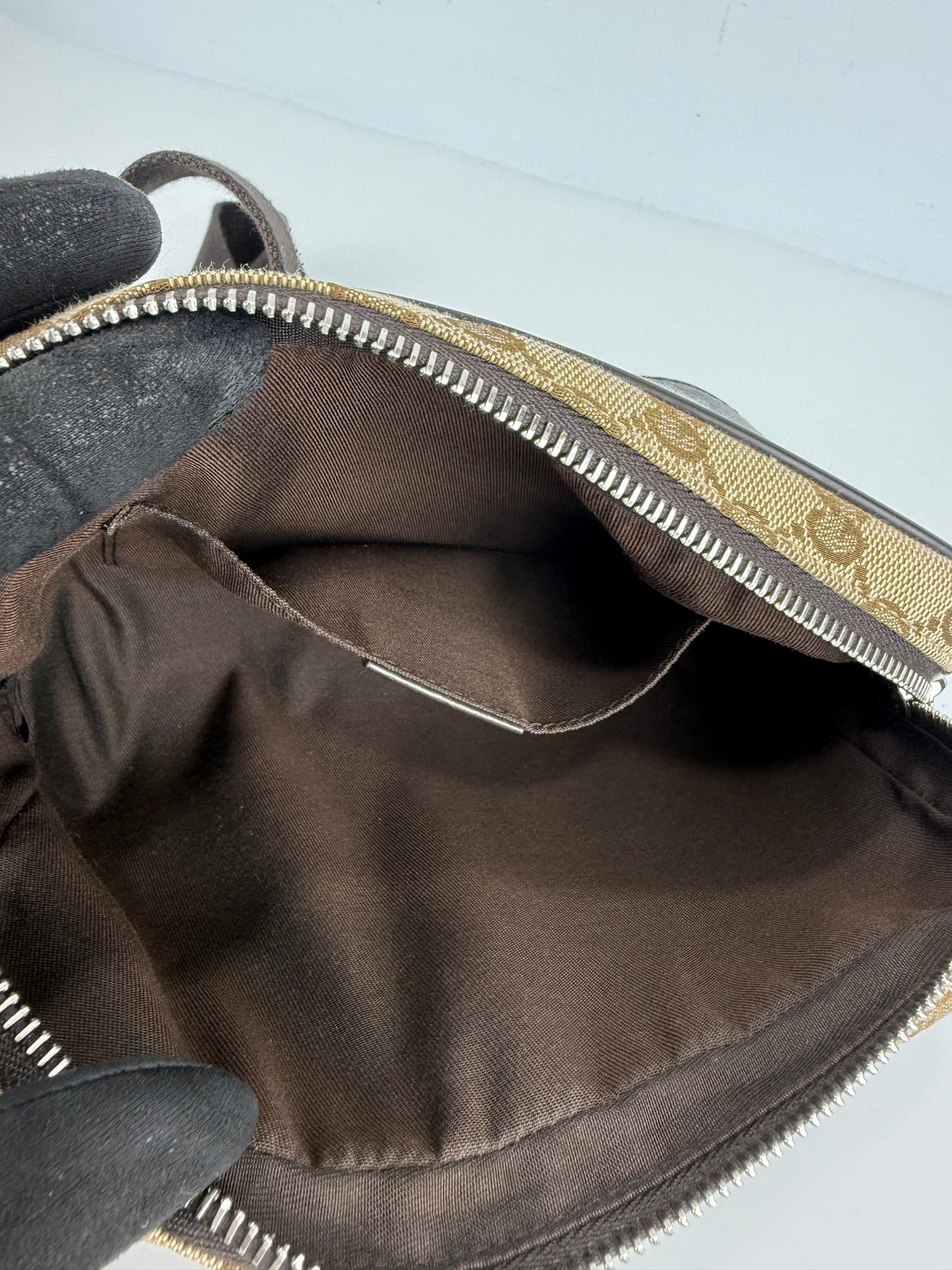 Gucci GG Belt Bag Supreme Brown