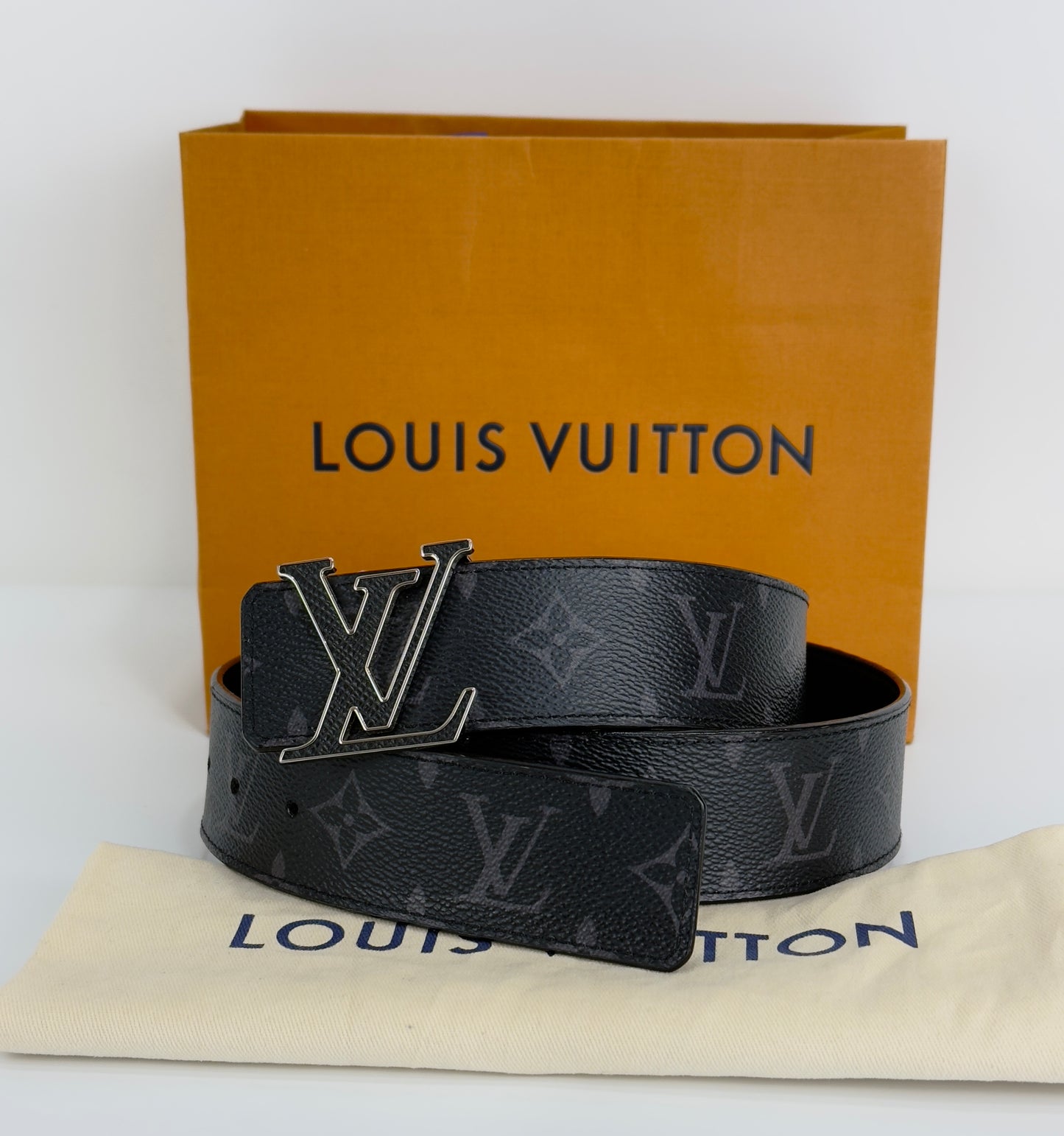 Lv Initiales Reversible Belt Monogram
