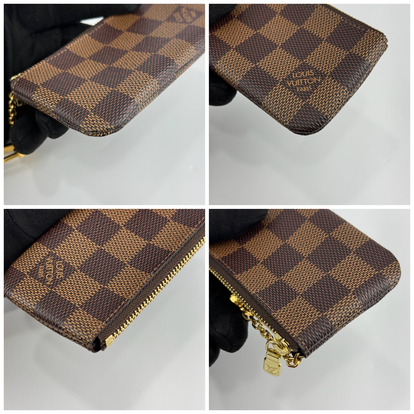 Louis Vuitton Damier Ebene Key Cles