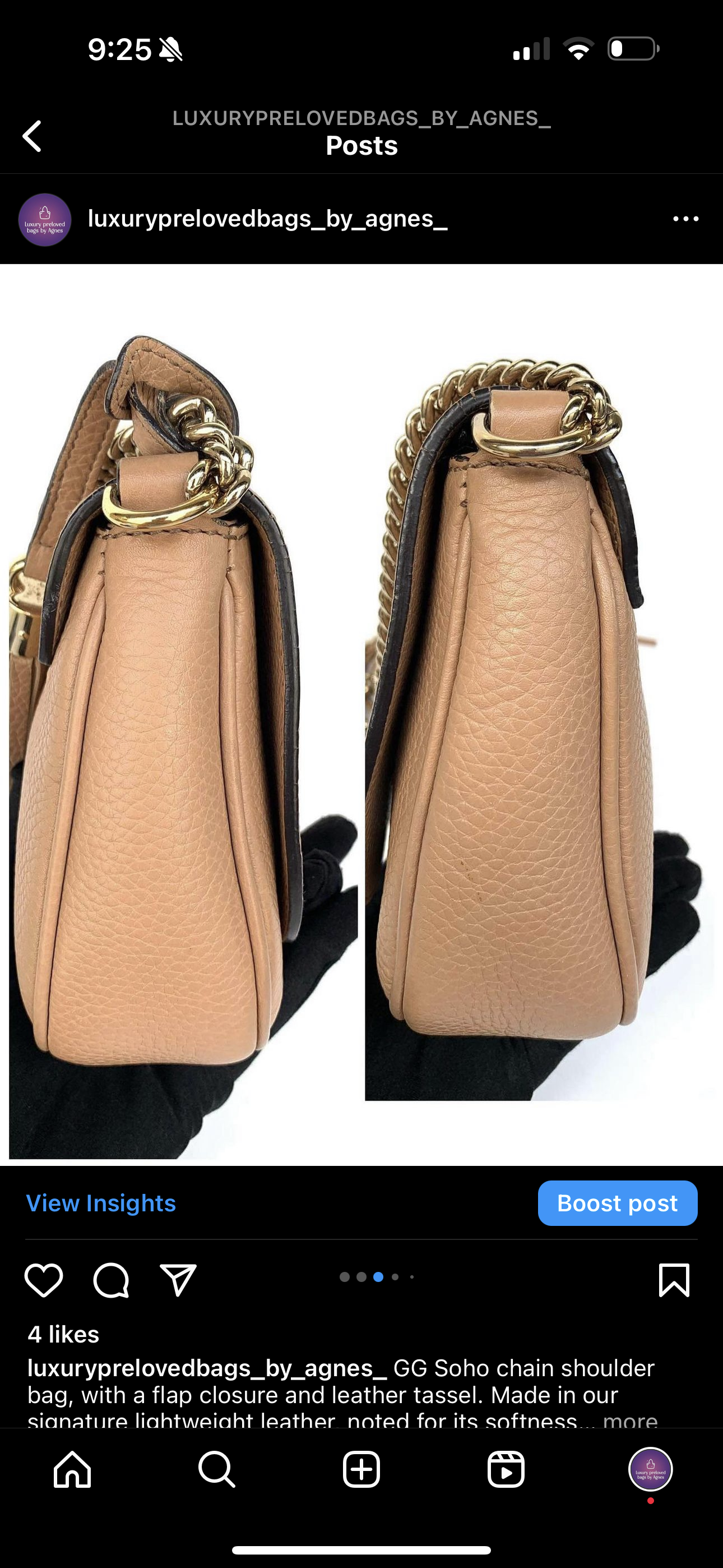 Gucci soho flap