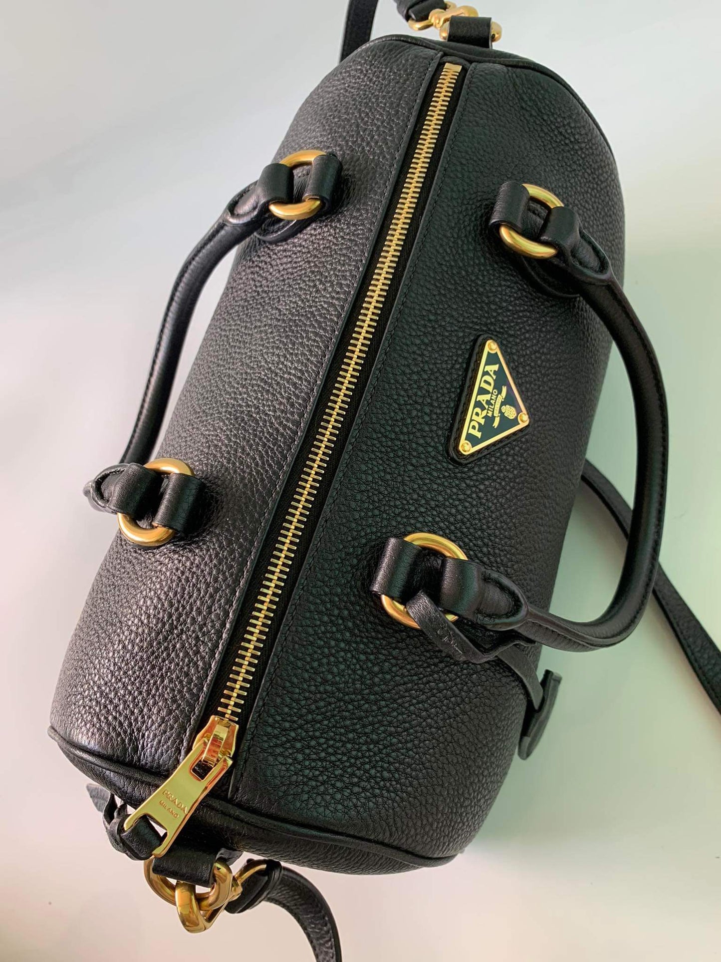 Prada vitello phenix boston bag