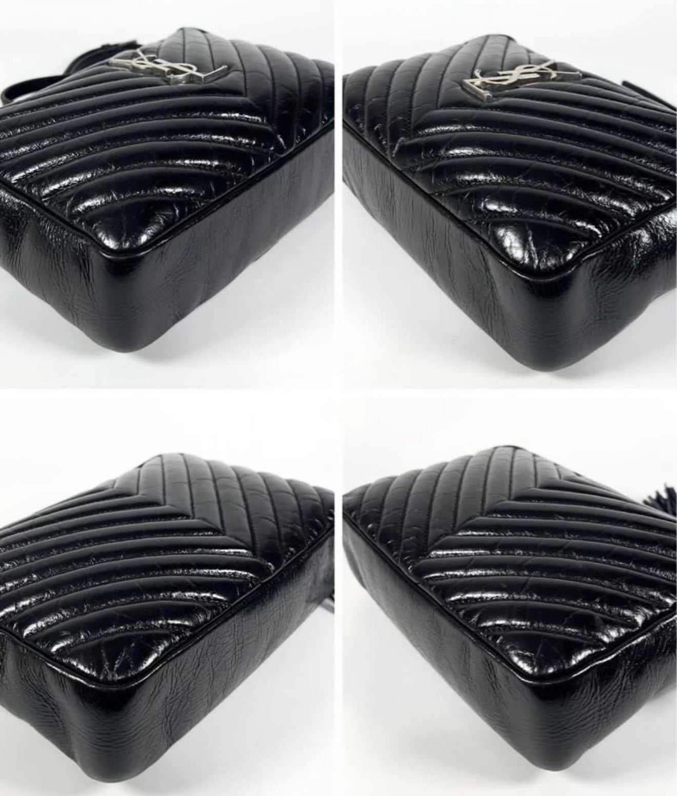 Ysl Lou Distressed Skin Camera Bag