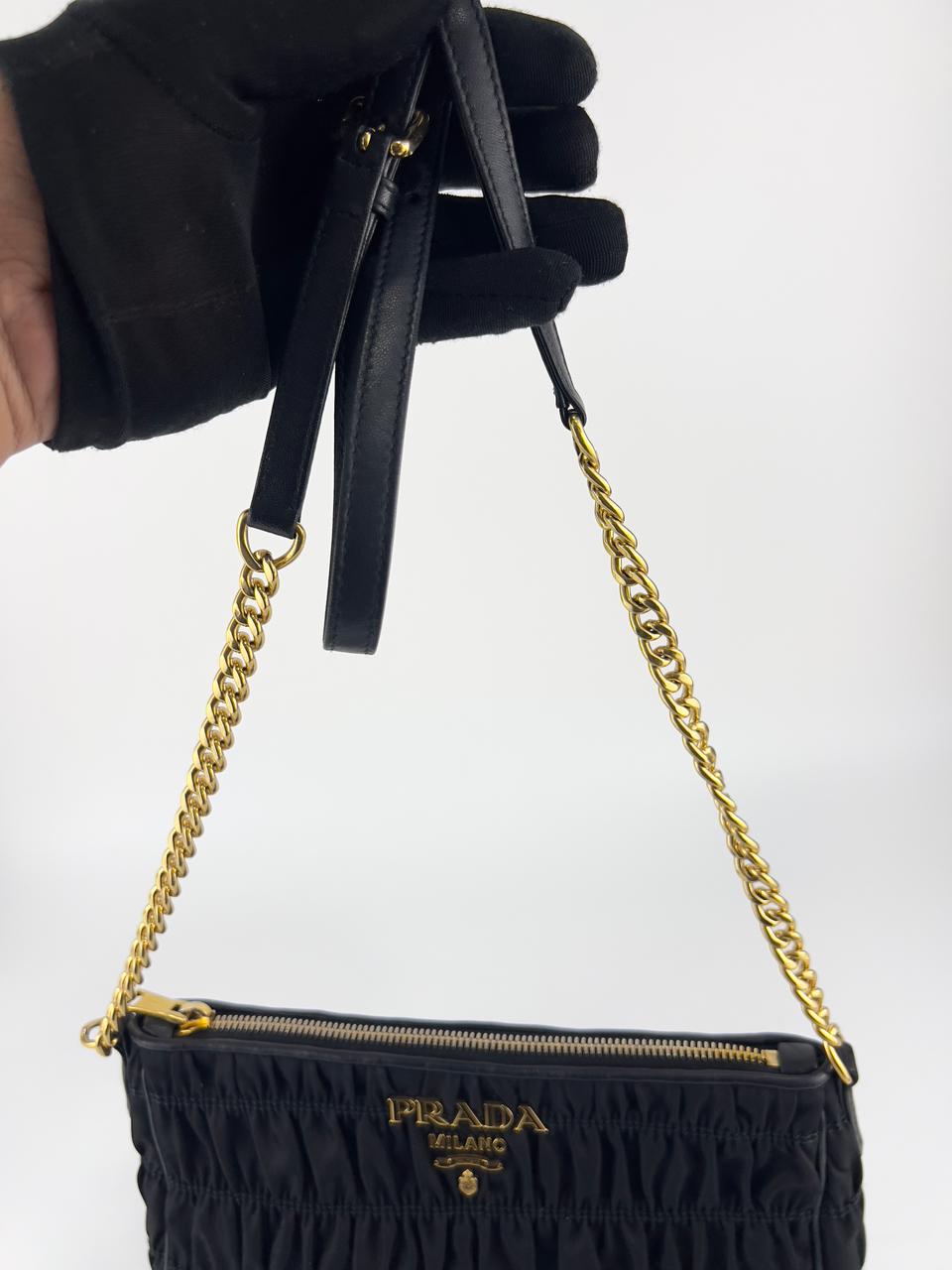 Prada gaufre crossbody bag