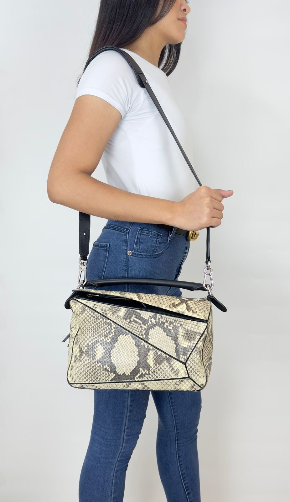Loewe Puzzle Medium Python limited edition