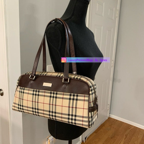 Burberry Nova Check Shoulder Bag