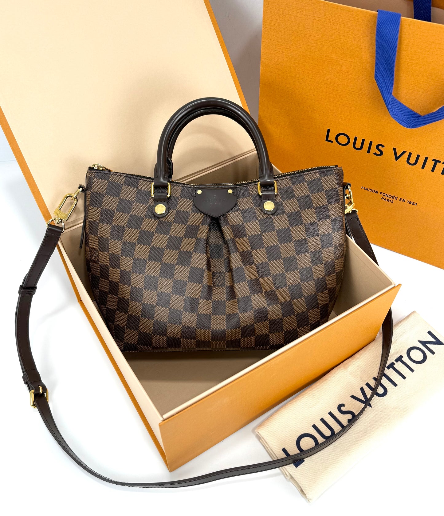 Louis Vuitton Siena Pm Damier Ebene