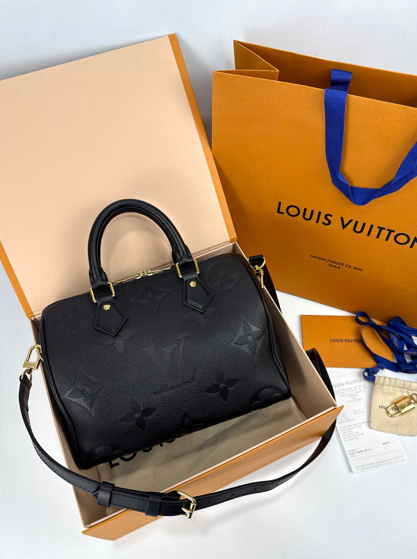 Louis Vuitton Speedy Bandoulière 25 Monogram Empreinte