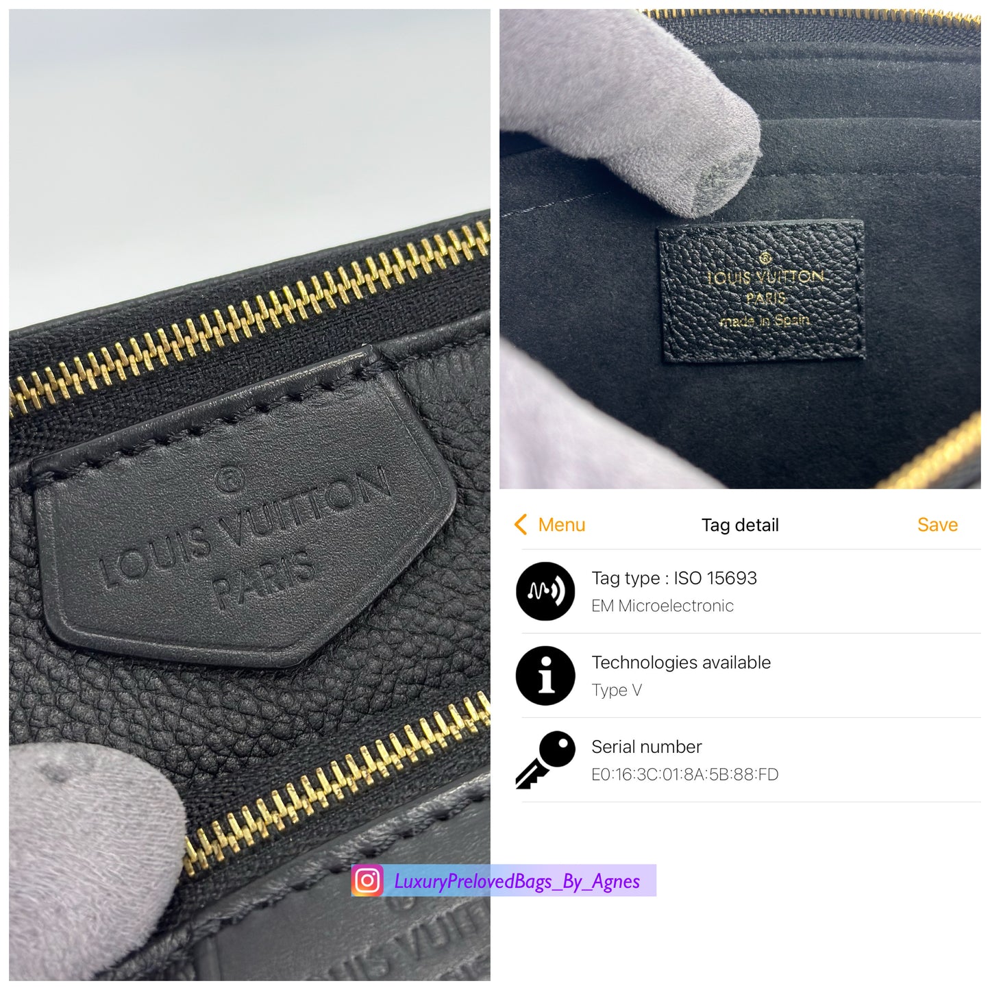 Louis Vuitton Multi Pochette Accesoires Empreinte Black
