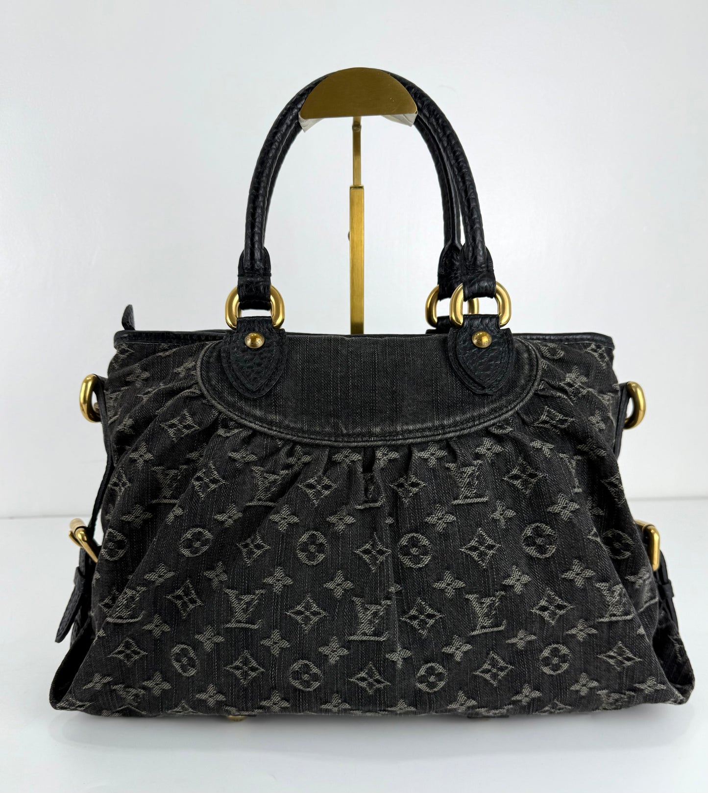 Louis Vuitton Monogram Denim Neo Cabby MM Handbag