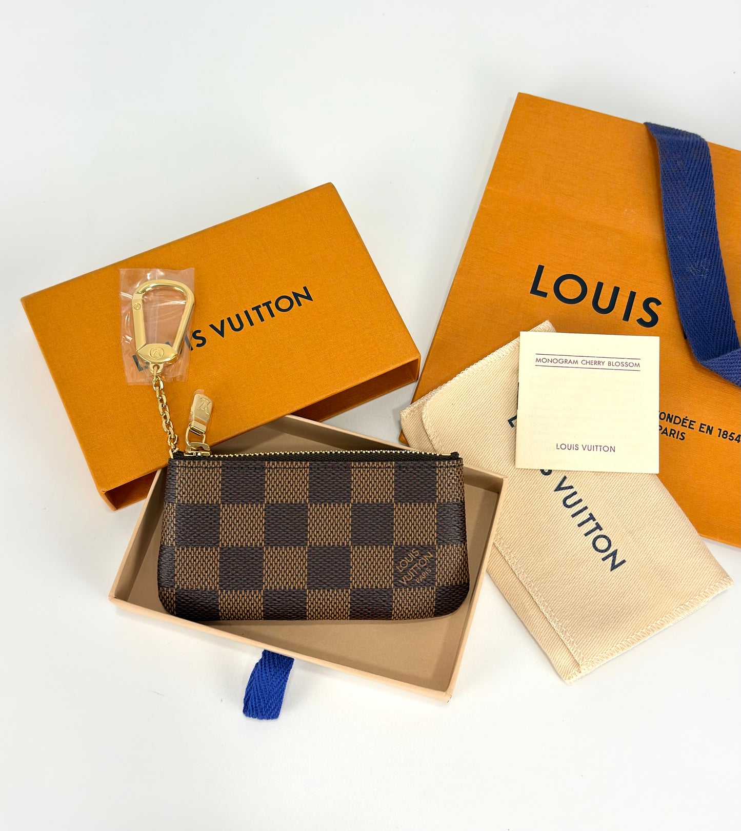 Louis Vuitton Key Cles Damier Ebene