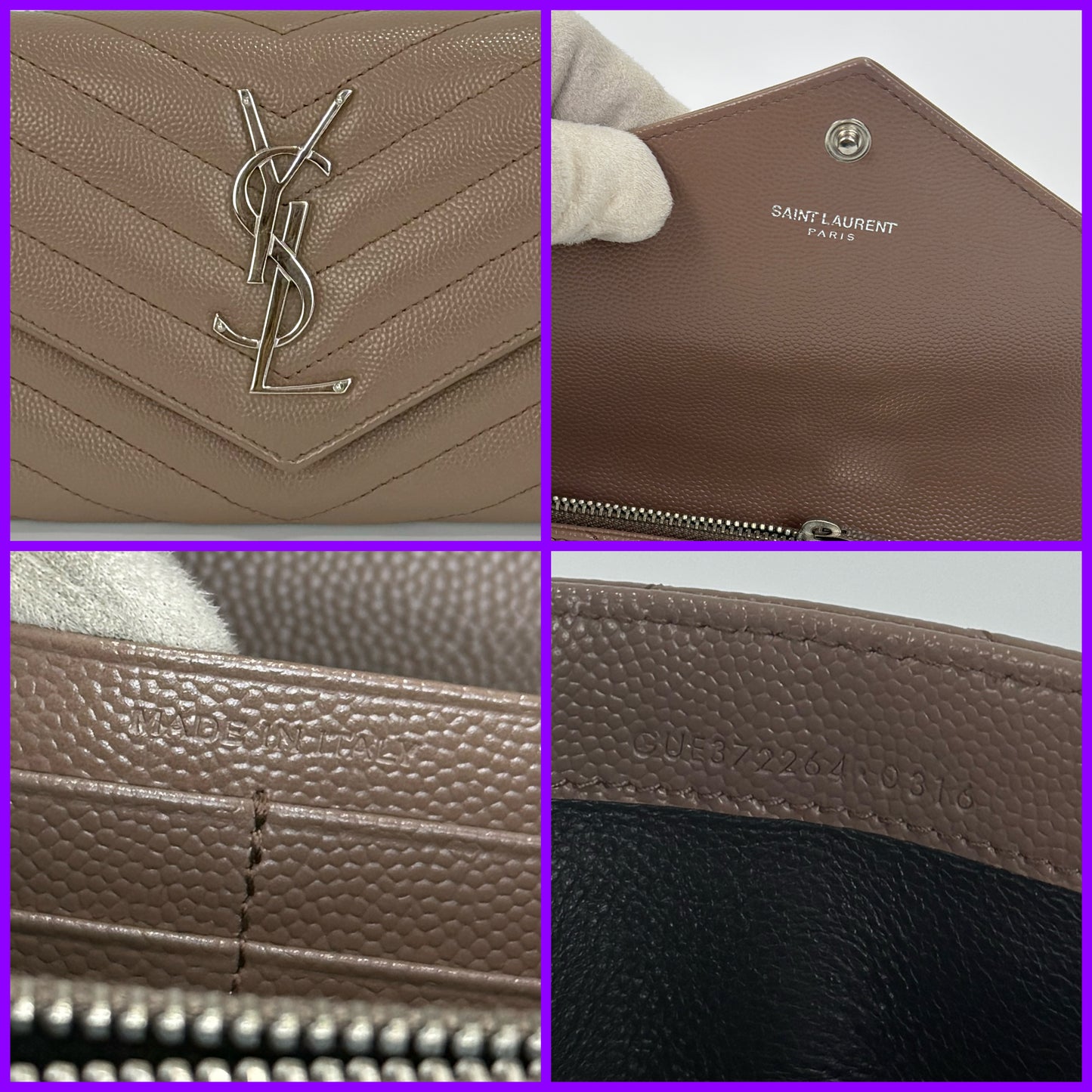 Ysl Flap Wallet