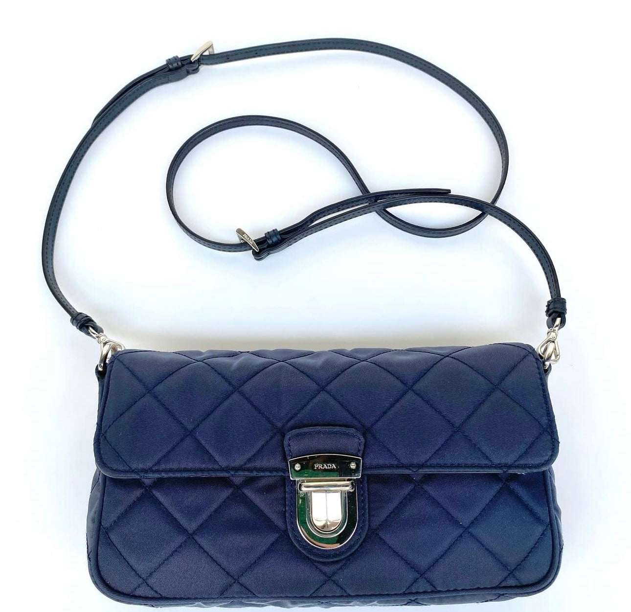 Prada Shoulder Bag Quilted Pochette