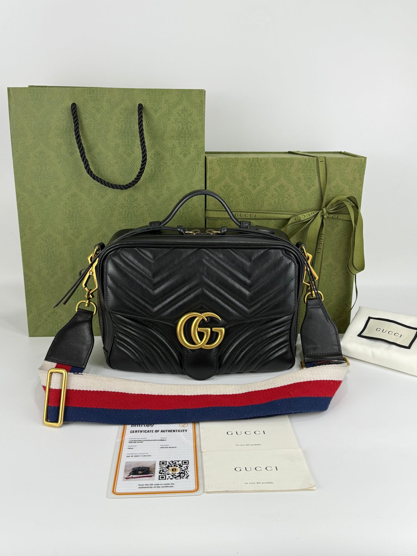Gucci Marmont Top Handle Bag