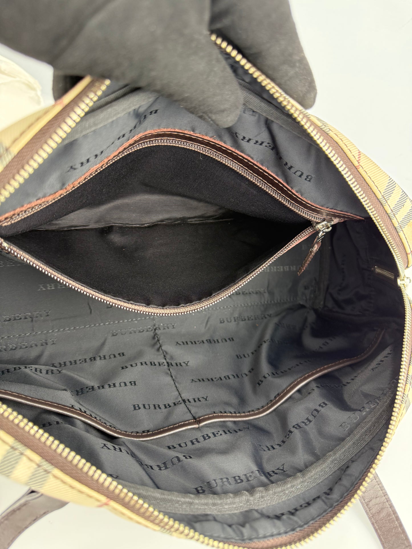 Burberry Nova Check Shoulder Bag