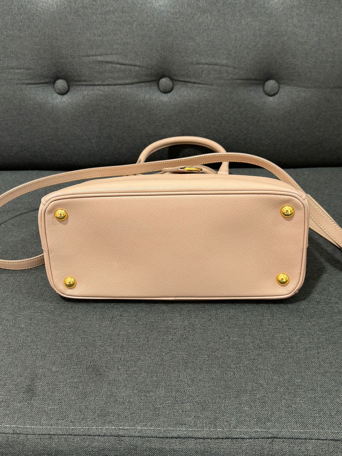 Prada Saffiano Lux double zip