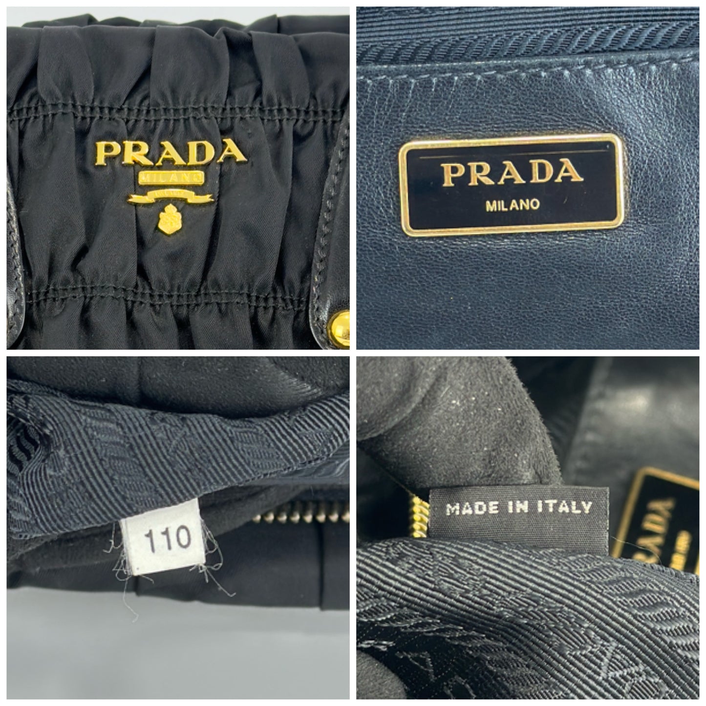 Prada Tessuto Nylon Gaufre Tote Bag