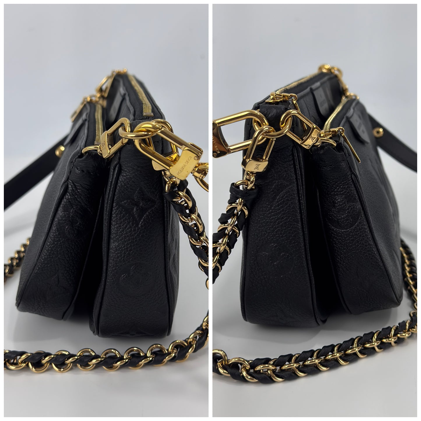 Louis Vuitton Multi Pochette Accesoires Empreinte Black